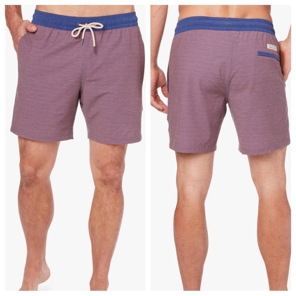 Fair Harbor Bayberry Trunk in Red Waves | XL - Picture 1 of 9
